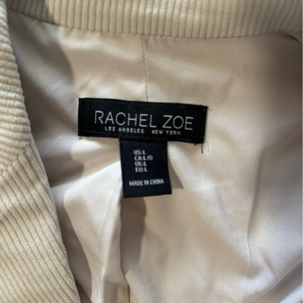 Rachel Zoe Cream Corduroy Blazer - Picture 5 of 7